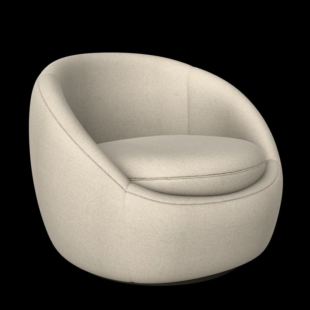 Arc 01 chair in sand woven fabric